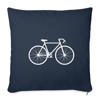 Bicycle Mountain Bike Downhill Bike Gift Idea - Sofa pillowcase 17,3'' x 17,3'' (45 x 45 cm) - navy - Front