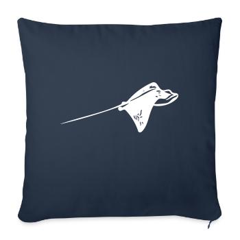 Adlerrochen Vector Vol - Housse de coussin décorative 45 x 45 cm - bleu marine - Devant