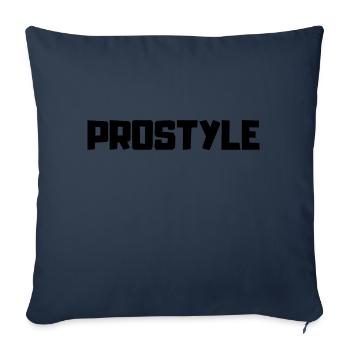 PROSTYLE , pour avoir le style - Housse de coussin décorative 45 x 45 cm - bleu marine - Devant