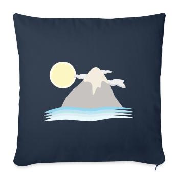 Berg Berge - Sofakissenbezug 45 x 45 cm - Navy - Vorne