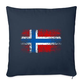 Norwegen 002 AllroundDesigns - Sofakissenbezug 45 x 45 cm - Navy - Vorne