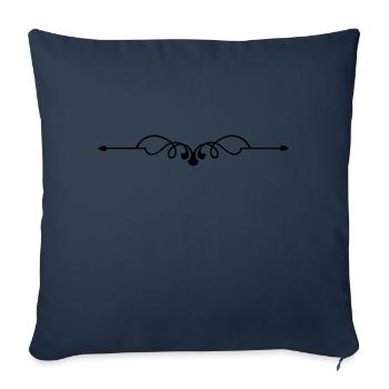 Ornament symbol - Sofakissenbezug 45 x 45 cm - Navy - Vorne