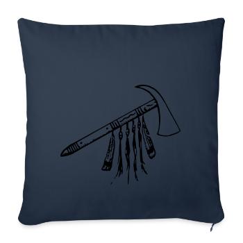 tomahawk - Housse de coussin décorative 45 x 45 cm - bleu marine - Devant