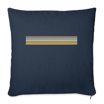 Colors Strokes - Sofa pillowcase 17,3'' x 17,3'' (45 x 45 cm) - navy - Front