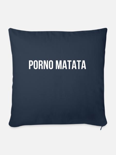Matata - Sofakissenbezug 45 x 45 cm - Navy
