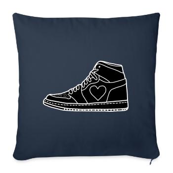 Sneakerheads: Jordan 1 High invert - Sofakissenbezug 45 x 45 cm - Navy - Vorne