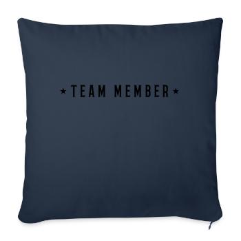 Team Member - Sofa pillowcase 17,3'' x 17,3'' (45 x 45 cm) - navy - Front