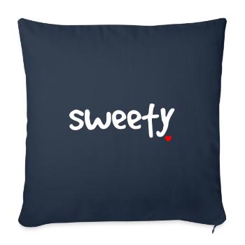 Sweety - Sofakissenbezug 45 x 45 cm - Navy - Vorne