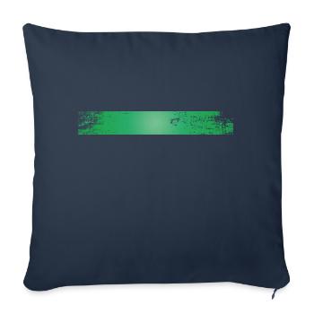 Farbe Klecks Spritzer Maler Geschenk Streifen grün - Sofakissenbezug 45 x 45 cm - Navy - Vorne