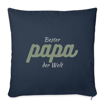 Bester Papa der Welt - Sofakissenbezug 45 x 45 cm - Navy - Vorne
