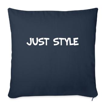 JUST STYLE - Sofa pillowcase 17,3'' x 17,3'' (45 x 45 cm) - navy - Front