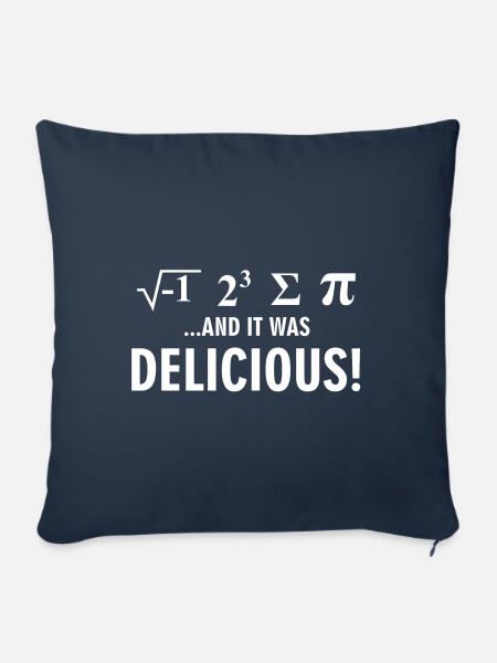 Mathematik - Sofakissenbezug 45 x 45 cm - Navy