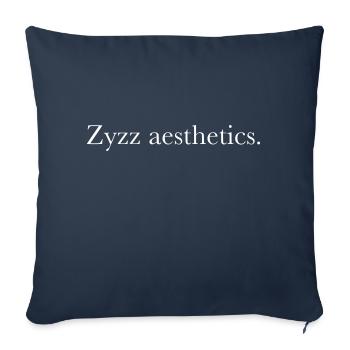 Zyzz aesthetics - Sofa pillowcase 17,3'' x 17,3'' (45 x 45 cm) - navy - Front