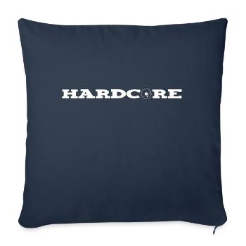 hard-core8 - Housse de coussin décorative 45 x 45 cm - bleu marine - Devant