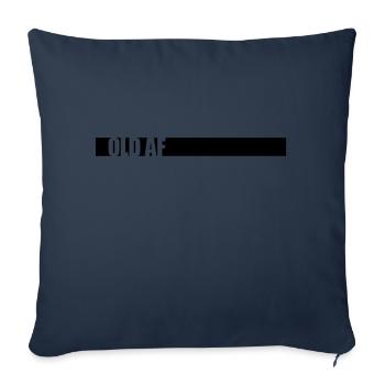 old AF Text Logo - Sofa pillowcase 17,3'' x 17,3'' (45 x 45 cm) - navy - Front