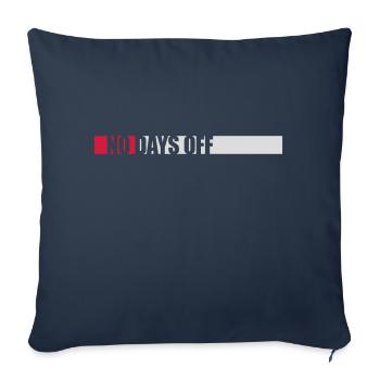 pas de jours de congé devis - Housse de coussin décorative 45 x 45 cm - bleu marine - Devant
