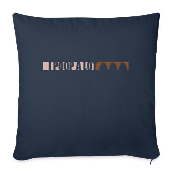 I poop a lot - Sofakissenbezug 45 x 45 cm - Navy - Vorne
