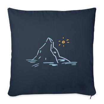 Matterhorn - Sofakissenbezug 45 x 45 cm - Navy - Vorne