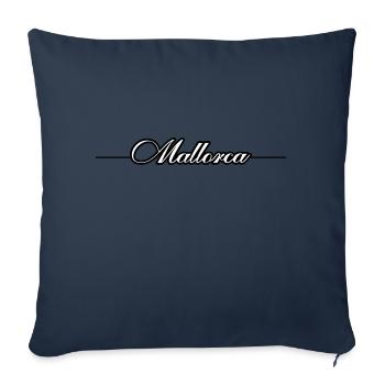 Ligne Mallorca - Housse de coussin décorative 45 x 45 cm - bleu marine - Devant
