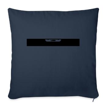 wasserwaage_1 - Housse de coussin décorative 45 x 45 cm - bleu marine - Devant