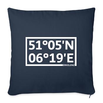 Erkelenz coordinates - Sofa pillowcase 17,3'' x 17,3'' (45 x 45 cm) - navy - Front
