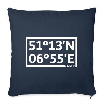 Erkrath coordinates - Sofa pillowcase 17,3'' x 17,3'' (45 x 45 cm) - navy - Front