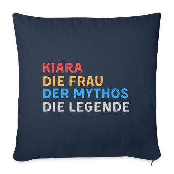 Kiara Fau Mythos Legende - Sofakissenbezug 45 x 45 cm - Navy - Vorne