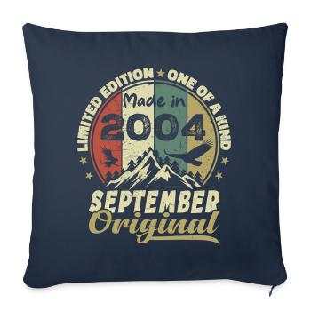 2004 - Legends are born September 2004 - Sofa pillowcase 17,3'' x 17,3'' (45 x 45 cm) - navy - Front