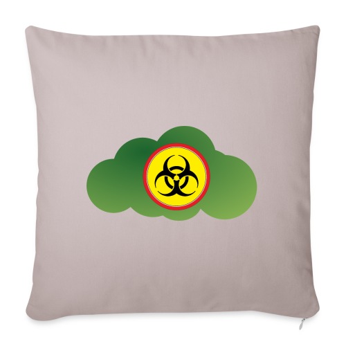 Kunterli Art - biohazard sign - Sofa pillowcase 17,3'' x 17,3'' (45 x 45 cm)