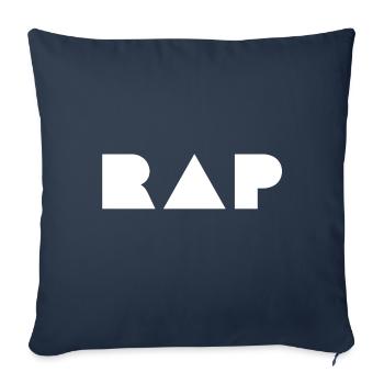 Rap Hip Hop Musique Graffiti Art Gift - Housse de coussin décorative 45 x 45 cm - bleu marine - Devant
