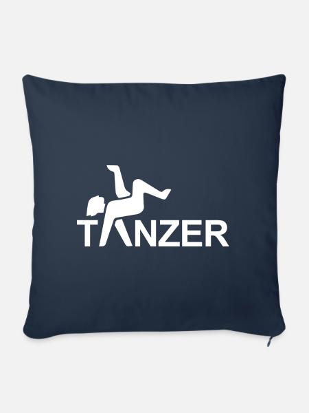 Tänzer - Sofakissenbezug 45 x 45 cm - Navy
