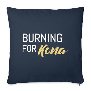 Burning for Kona - Sofakissenbezug 45 x 45 cm - Navy - Vorne