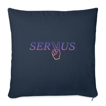 Servus - Sofakissenbezug 45 x 45 cm - Navy - Vorne
