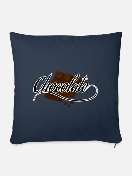 Schokolade - Sofakissenbezug 45 x 45 cm - Navy