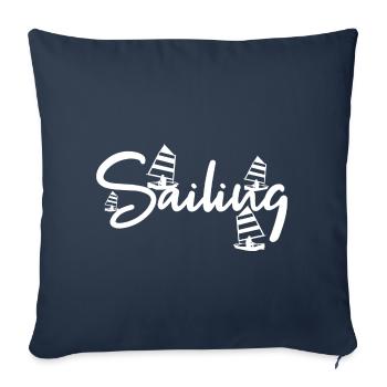 Sail - Sofa pillowcase 17,3'' x 17,3'' (45 x 45 cm) - navy - Front
