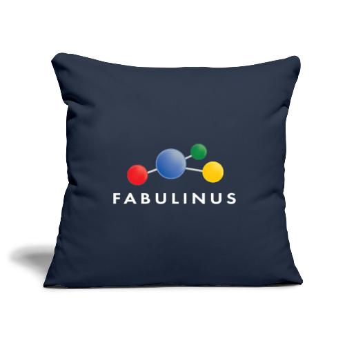 Fabulinus logo dubbelzijdig - Sierkussenhoes, 45 x 45 cm