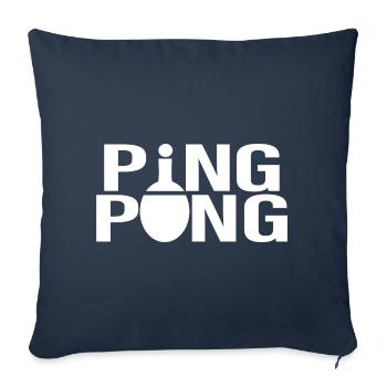 Ping Pong - Sofakissenbezug 45 x 45 cm - Navy - Vorne
