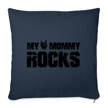 Mother's Day, gift, Mother's Day gift - Sofa pillowcase 17,3'' x 17,3'' (45 x 45 cm) - navy - Front