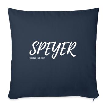 Ich liebe Speyer, Speyer, Speyer Dom, Geschenk - Sofakissenbezug 45 x 45 cm - Navy - Vorne