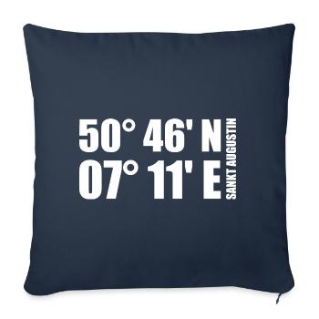 Coordonnées de Sankt Augustin - Housse de coussin décorative 45 x 45 cm - bleu marine - Devant