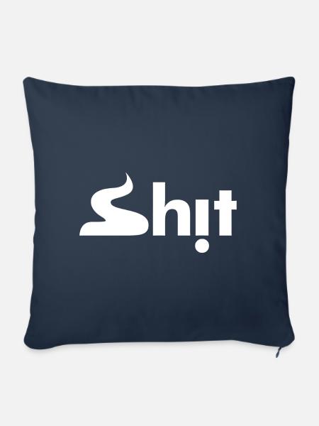 Shit - Sofakissenbezug 45 x 45 cm - Navy