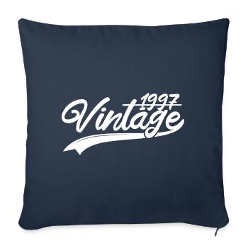 Millésime 1997 Cadeau d’anniversaire 1997 - Housse de coussin décorative 45 x 45 cm - bleu marine - Devant