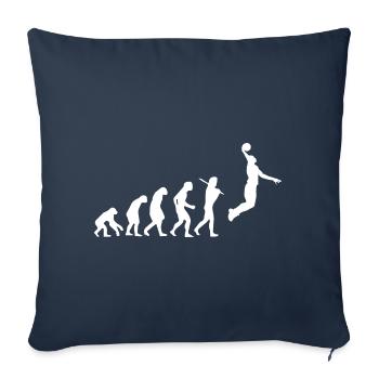 Basketball Hoop Streetball Bball Geschenk Spieler - Sofakissenbezug 45 x 45 cm - Navy - Vorne