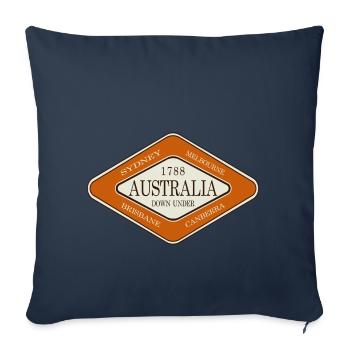 AUSTRALIA 1788 DOWN UNDER - Sofakissenbezug 45 x 45 cm - Navy - Vorne