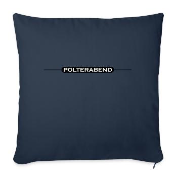 Polterabend Grafik - Sofakissenbezug 45 x 45 cm - Navy - Vorne