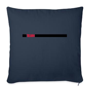 Team - Sofa pillowcase 17,3'' x 17,3'' (45 x 45 cm) - navy - Front