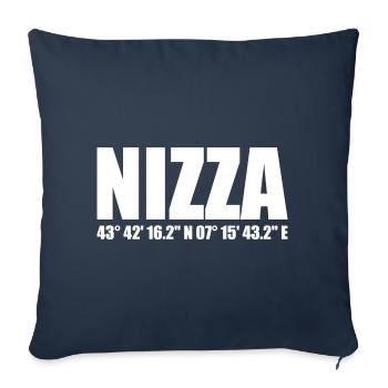 Nice coordinates - Sofa pillowcase 17,3'' x 17,3'' (45 x 45 cm) - navy - Front