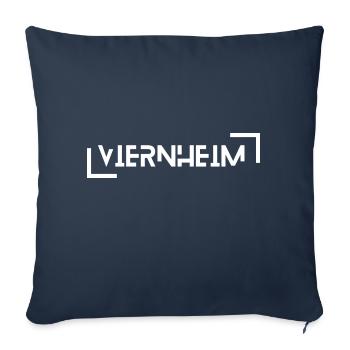 Viernheim - Sofa pillowcase 17,3'' x 17,3'' (45 x 45 cm) - navy - Front