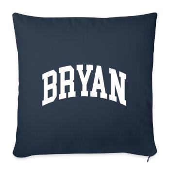 Bryan - Sofa pillowcase 17,3'' x 17,3'' (45 x 45 cm) - navy - Front