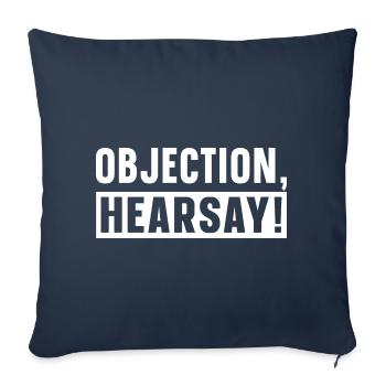 Objection Hearsay - Sofakissenbezug 45 x 45 cm - Navy - Vorne